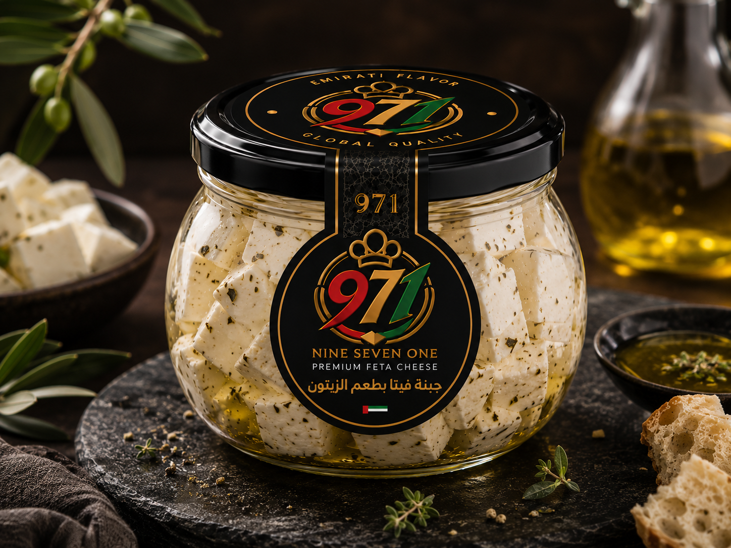 Feta Cheese – Olive Flavor